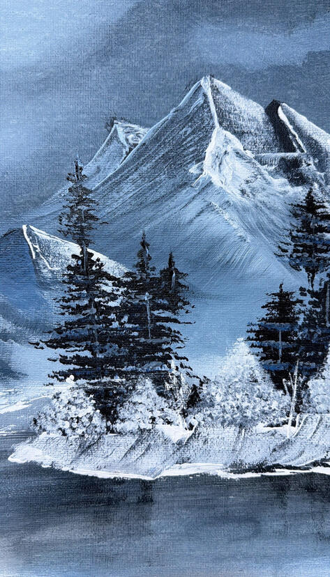 From the painting "I See Mountains"