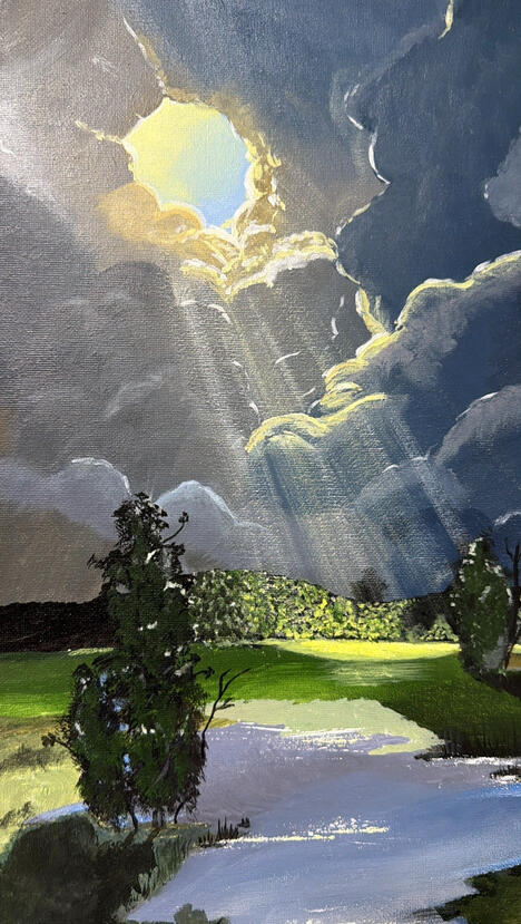 - " Where the light falls "